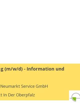 Teamleitung (m/w/d) - Information und Poststelle - Neumarkt (Oberpfalz)