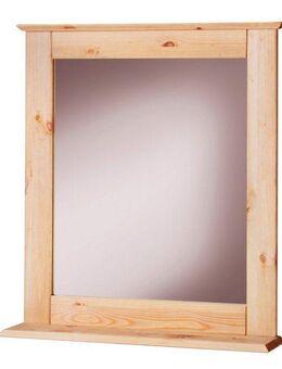 welltime Badspiegel Venezia Landhaus/Sund, Badmöbel, Breite 58 cm, Rahmen aus Massivholz