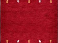 THEKO Wollteppich Gabbeh Motiv, Handweb Teppich, Tiermotiv, reine Wolle, handgewebt, rechteckig, Höhe: 14 mm, reine Wolle, handgewebt, Wohnzimmer, Schlafzimmer, Esszimmer