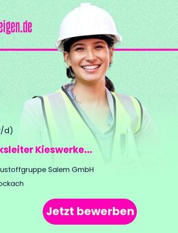 Werksleiter (m/w/d) Kieswerke - Stockach
