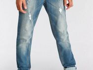 Arizona Stretch-Jeans mit schmalem Bein für Jungen skinny fit, gerade Beinform, trendiger Used-Look