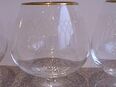 Spiegelau Schwenker Cognacschwenker Dekor Goldrand Vintage 4 Gläser zus. 7,- in 24944