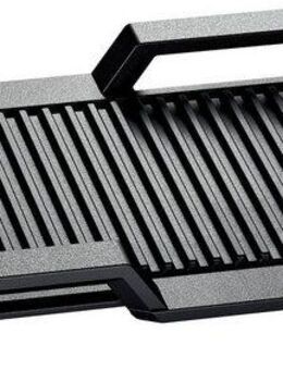 BOSCH Grillplattenaufsatz HEZ390522, Aluguss, für zusammengeschaltete FlexZonen bei Kochfeldern mit Induktion