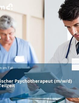Psychologischer Psychotherapeut (m/w/d) Vollzeit / Teilzeit - Tutzing