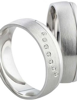 Silberringe mit 7 Zirkonias SR094-SR095 - Aholming