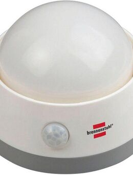 Brennenstuhl LED Nachtlicht NLB 02 BS, Bewegungsmelder, Ein-/Ausschalter, Nachtlichtfunktion, LED fest integriert, Warmweiß, mit Infrarot-Bewegungsmelder und Push-Schalter, inkl. Batterien