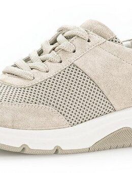 Gabor Rollingsoft Keilsneaker, Freizeitschuh, Halbschuh, Schnürschuh, Logoschriftzug an der Ferse