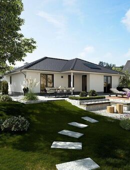 Winkelbungalow 108 massiv gebaut, Preis inkl. Grundstück - Damflos
