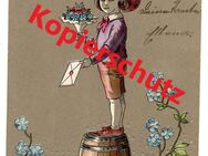 Alte Karte „Herzlichen Glückwunsch zum Geburtstage“, gelaufen 1905 - Landsberg