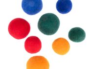 zooplus Basics Katzenspielzeug Filzbälle - 8er Set (4 x Ø 4 cm, 4 x Ø 3 cm)