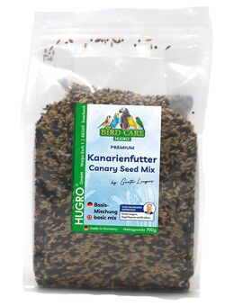 Hugro Kanarienfutter Basismischung - Sparpaket: 2 x 700 g