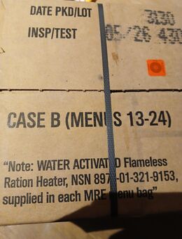 MRE Meals Ready to Eat - Kindsbach