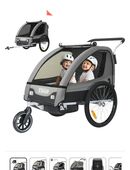TIGGO Fahrradanhänger 2 Kinder NEU in 39104
