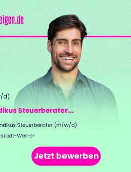 Syndikus Steuerberater (m/w/d) - Ubstadt-Weiher