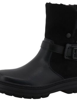TOM TAILOR Winterstiefelette, Blockabsatz, Winterboots, Stiefelette mit Zierschnalle