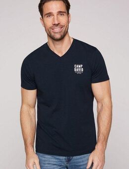 CAMP DAVID V-Shirt mit Elasthan-Anteil