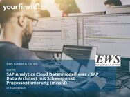 SAP Analytics Cloud Datenmodellierer / SAP Data Architect mit Schwerpunkt Prozessoptimierung (m/w/d) - Handewitt