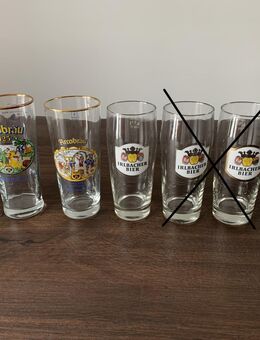 5 Gläser 0,5l / Biergläser / Willibecher - Vilshofen (Donau) Zentrum