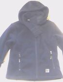 Warme Kapuzenweste Fleece Kinder Weste Jungen 140 Kapuze Kinnschutz dunkelblau neuwertig in 92224