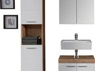 INOSIGN Badmöbel-Set Avena, (Set, 3-St), Badmöbel - Hochschrank, Waschbeckenunterschrank und Spiegelschrank