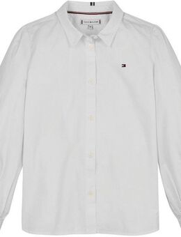 Tommy Hilfiger Klassische Bluse ESSENTIAL REG BLOUSE LS Kinder bis 16 Jahre mit Logostickerei