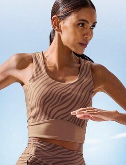LASCANA ACTIVE Crop-Top Sporttop mit Cut-Outs