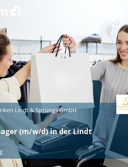 Store Manager (m/w/d) in der Lindt Boutique - Regensburg