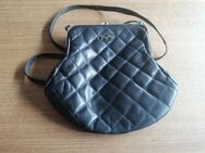 Tolle kleine schwarze Tasche - Papillon - Vintage - Pirmasens