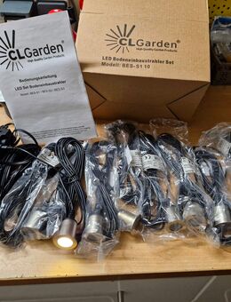 10 x LED Bodenstrahler neu mit Trafo - Trebbin