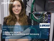 IT-Spezialist (m/w/d) Anwendungsentwicklung und -betreuung - Erlangen