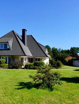 Traumvilla mit weißem Klinker, idyllischem Grundstück! - Wistedt
