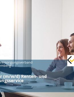 Teamleiter (m/w/d) Renten- und Versicherungsservice - Karlsruhe