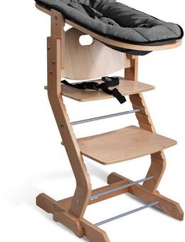 tiSsi® Hochstuhlaufsatz natur-anthrazit, für tiSsi® Hochstuhl, Made in Europe