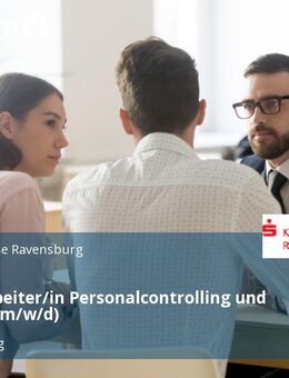 Sachbearbeiter/in Personalcontrolling und Prozesse (m/w/d) - Ravensburg