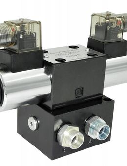 Hydraulikventil Steuerventil 1 Sektion CETOP 03 NG6 60l/min 12V mit Grundplatte SET 1 - Wuppertal