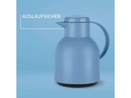 Emsa Isolierkanne Samba, 1 l, (1-St), zeitloses Design, einfacher Knopfdruck, 24h kalt, 12h warm