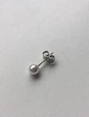 Damen Schmuck Ohrstecker mit Perle 925er Sterling Silber Ersatz in 36043