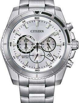 Citizen Chronograph AN8200-50A, Armbanduhr, Quarzuhr, Herrenuhr, Edelstahlarmband