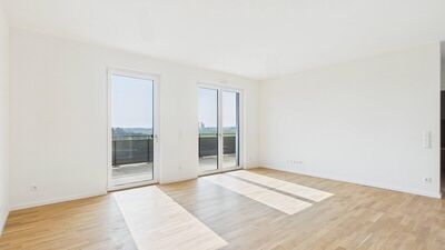4-Zimmer-Neubau in Porz: Familienfreundliche Wohnung in den Fünf Höfen mit atemberaubendem Feldblick