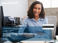 Assistant to the Head of Production (m/w/d) - Berlin