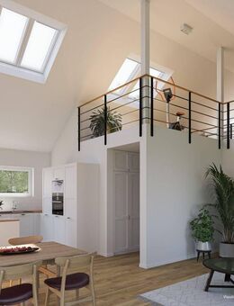 Kathedraldecke mit Empore + überdachter Terrasse, Preis inkl. Grundstück - Serrig