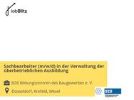 Sachbearbeiter (m/w/d) in der Verwaltung der überbetrieblichen Ausbildung - Düsseldorf