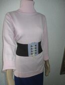 NEUw * Edel * klassisch * DESIGNER * Schurwolle * Feinstrick * Rollkragen- Pullover * Rollkragenpullover " Gr. 42- 44/ M- L * rosè * rosequarz * in 88499