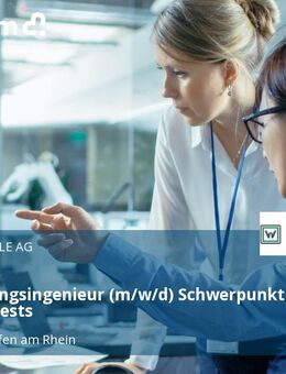 Entwicklungsingenieur (m/w/d) Schwerpunkt Softwaretests - Ludwigshafen (Rhein)