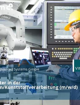 Facharbeiter in der Produktion/Kunststoffverarbeitung (m/w/d) - Wedel