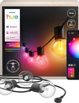 Philips Hue Lichterkette White & Color Ambiance Festavia Globe Outdoor