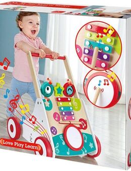 Hape Lauflernwagen Musik, aus Holz