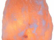 HIMALAYA SALT DREAMS Salzkristall-Tischlampe Rock, Leuchtmittel wechselbar, Warmweiß, Handgefertigt aus Salzkristall - jeder Stein ein Unikat, ca.1,7 kg