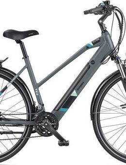 Telefunken E-Bike Trekkingrad Expedition XC940, 24 Gang Shimano Acera Schaltwerk, Kettenschaltung, Heckmotor, 417,6 Wh, (Straßenzulassung, ca. 100 km Reichweite, hydraulische Scheibenbremsen), Trekking Elektrofahrrad, Damen, 28 Zoll, 36 V 417,6 Wh...