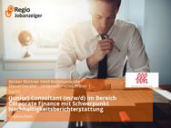 (Junior) Consultant (m/w/d) im Bereich Corporate Finance mit Schwerpunkt Nachhaltigkeitsberichterstattung - München